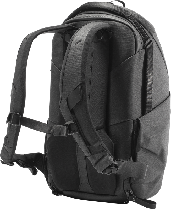 800q-05_123306 Peak Design Everyday Backpack 15L Zip v2 Black + Free Leash -kamerareppu