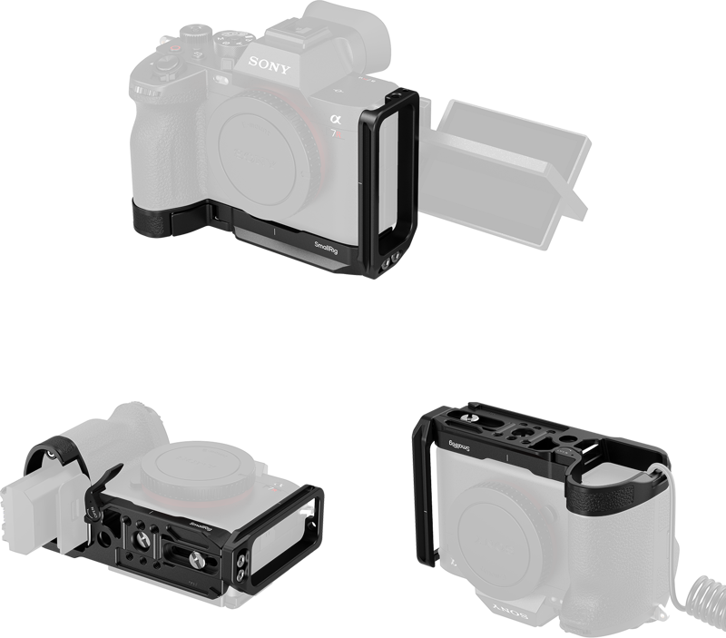 800q-05_137417 SmallRig 6706 L-Shaped Mount Plate for Sony Alpha 7R VI -L-kiinnityslevy
