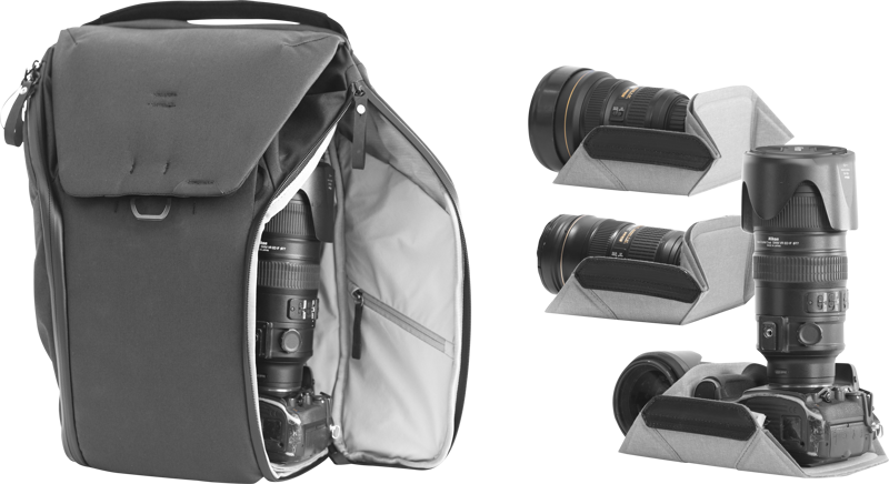 800q-06_123299 Peak Design Everyday Backpack 20L v2 Black + Free Slide Lite Strap -kamerareppu