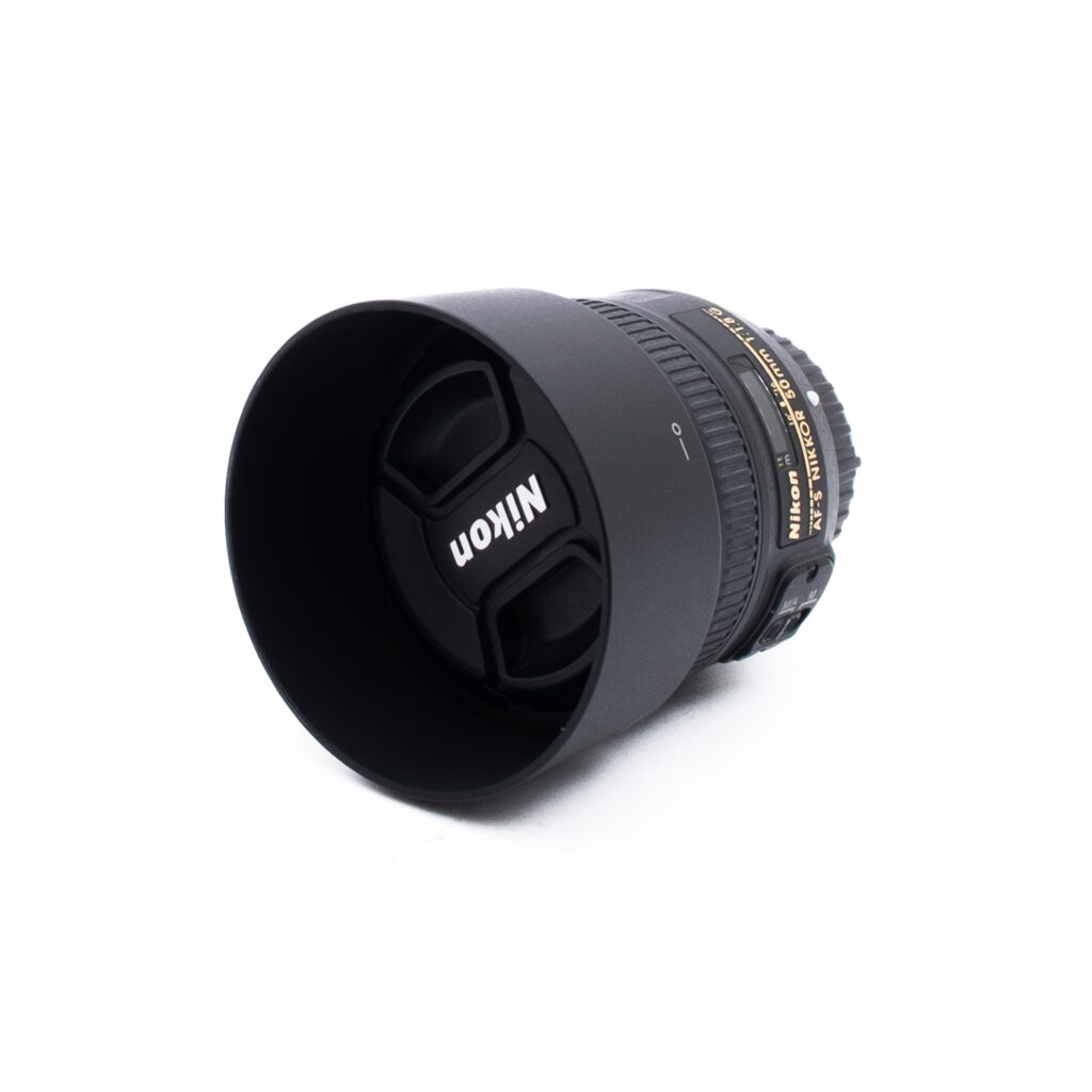 Nikon 50mm f18 G-3-2 Nikon AF-S Nikkor 50mm f/1.8 G - Käytetty