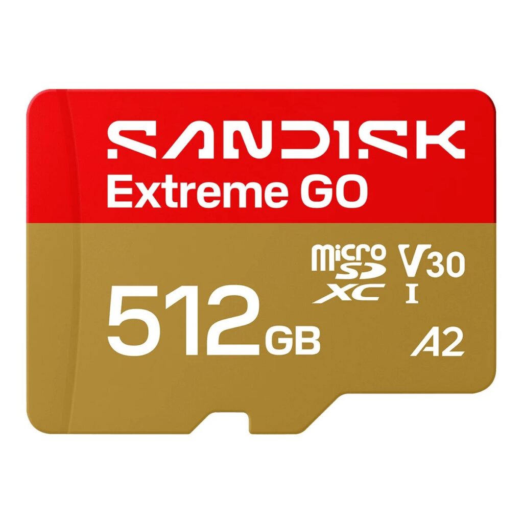 SANDISK Extreme GO microSDXC 512GB UHS-I SANDISK Extreme GO microSDXC 512GB UHS-I