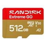 SanDisk Extreme GO microSDXC 512GB UHS-I memory card