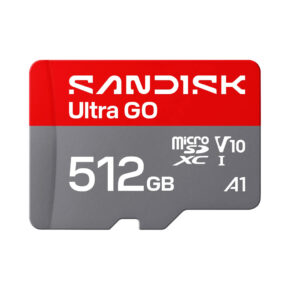 SanDisk 512 Gt Ultra GO UHS I U1 V10 microSDXC muistikortti SanDisk 512 Gt Ultra GO UHS I U1 V10 microSDXC muistikortti