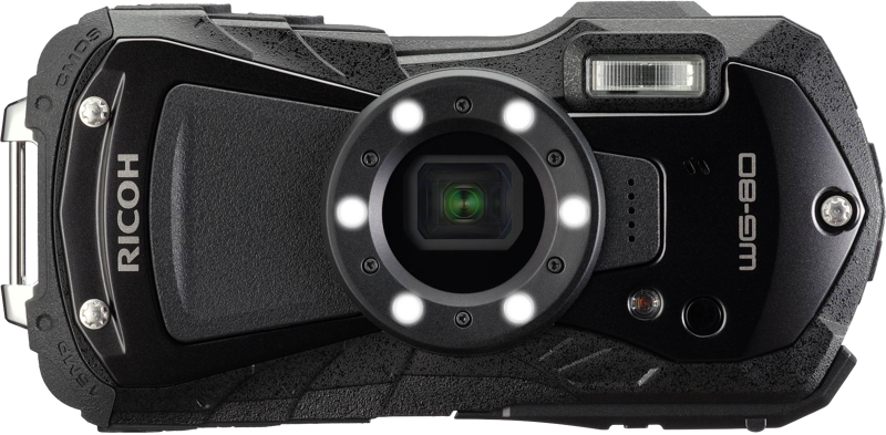 800q-01_119785 Ricoh WG-80 BLACK -kompaktikamera