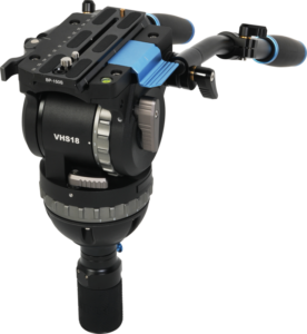 800q-01_130459 Sirui Pro Fluid Video Head VHS18 with 100mm Half Ball -videopää
