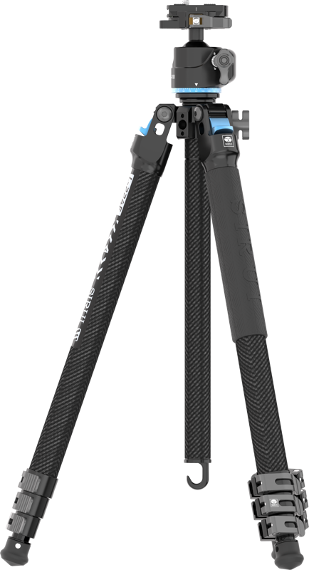 800q-01_132696 Sirui Carbon Fiber Tripod Kit L-224F + KS-10 -jalustapaketti