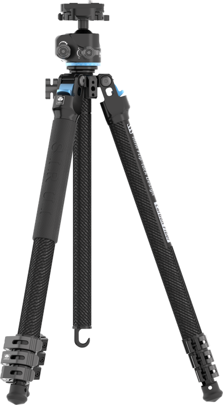800q-02_132696 Sirui Carbon Fiber Tripod Kit L-224F + KS-10 -jalustapaketti