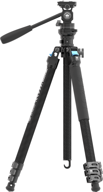 800q-02_132697 Sirui Carbon Fiber Tripod Kit L-224F + KV-5 -jalustapaketti