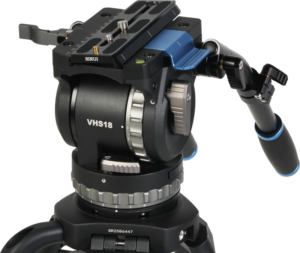 800q-03_130459 Sirui Pro Fluid Video Head VHS18 with 100mm Half Ball -videopää