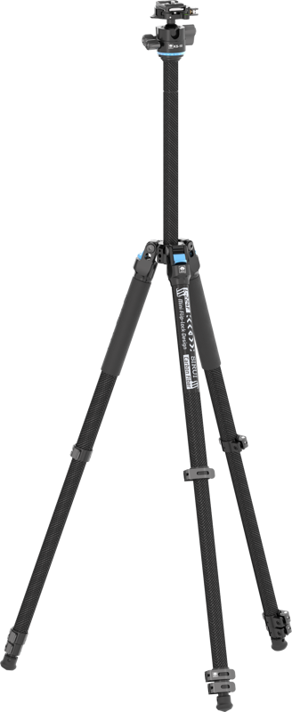 800q-05_132696 Sirui Carbon Fiber Tripod Kit L-224F + KS-10 -jalustapaketti