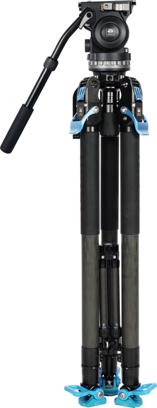 800q-05_134793 Sirui Pro Video Tripod Kit Rapid SVT-75 Pro + Video Head VHS10 - video tripod kit