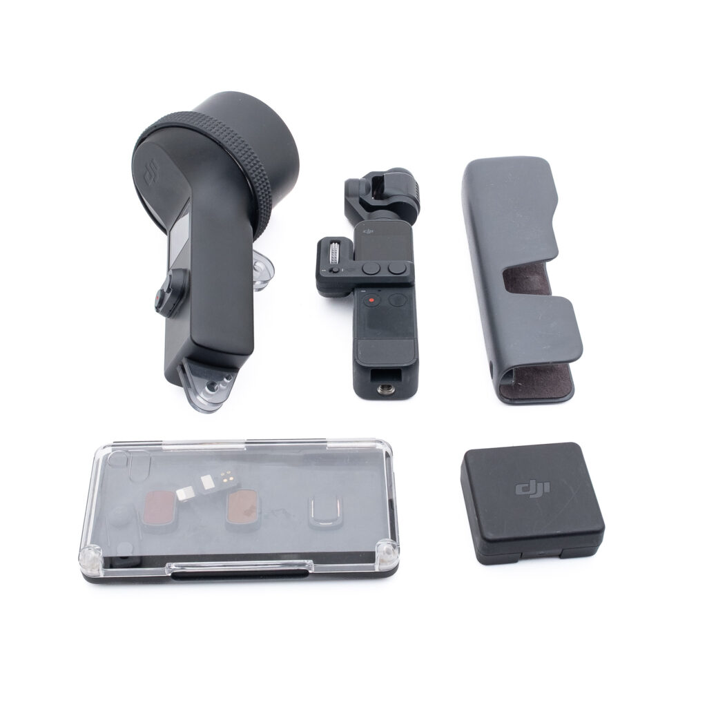 DJI-Osmo-Pocket-1 DJI Osmo Pocket 2 (+ lisävarusteet) - Käytetty