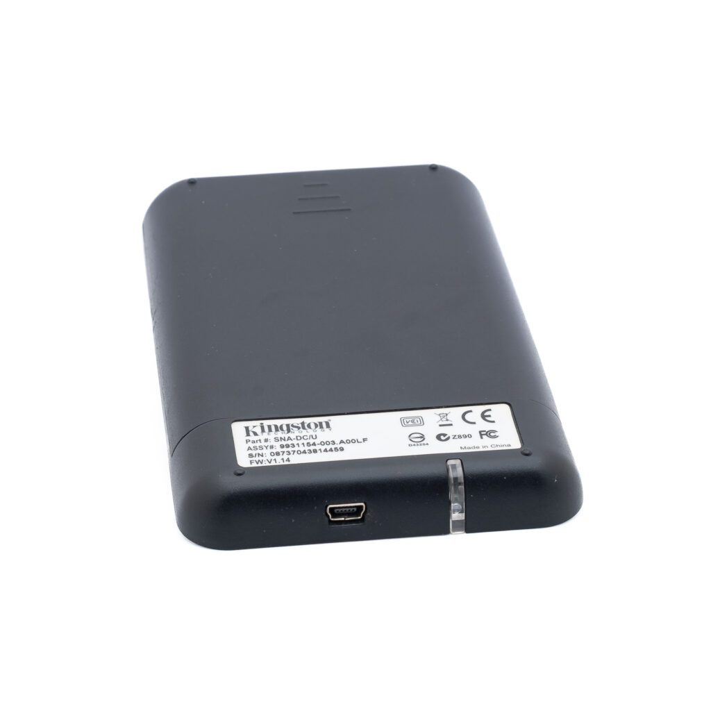Kingston-SSD-asema-2 Kingston SNA-DC/U USB-kiintolevytelakka ja Samsung 256GB 2,5" SSD-levy - Käytetty