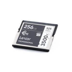 Lexar-CFast-256GB-1 Lexar CFast 3500x 256GB 525Mb/s - Käytetty
