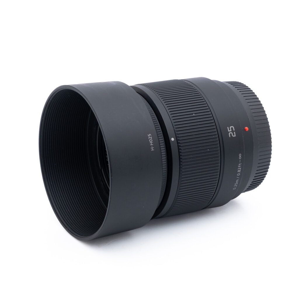 Panasonic-25mm-f1.7-G-1 Panasonic Lumix 25mm f/1.7 - Käytetty