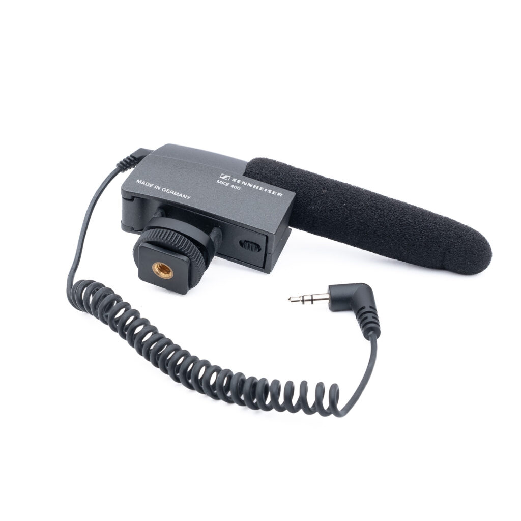 Sennheiser-Mike-400-2 Sennheiser MKE-400 haulikkomikrofoni - Käytetty