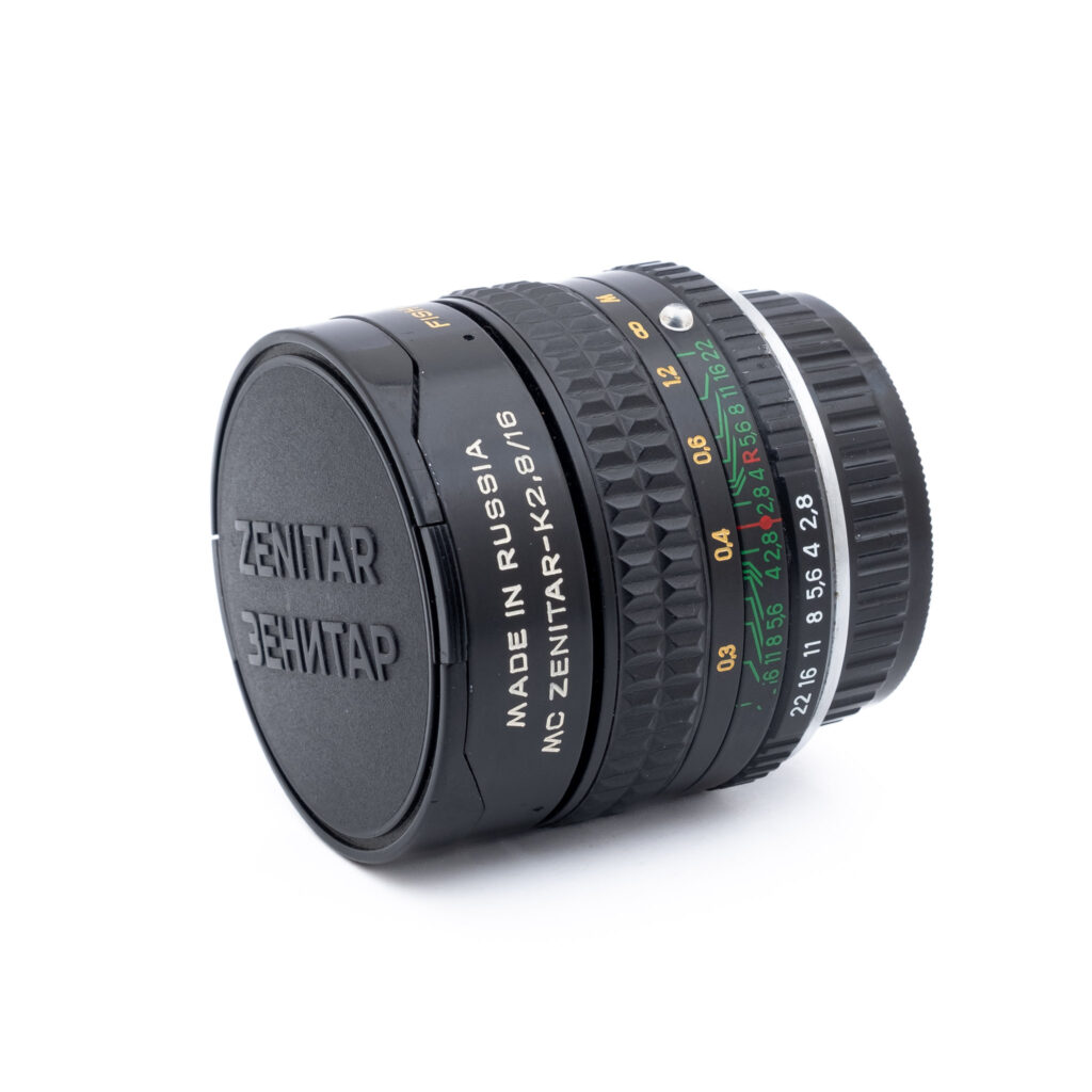 Zenit 16mm f2.8 MC Zenitar-K Fish-Eye Pentax K - Käytetty