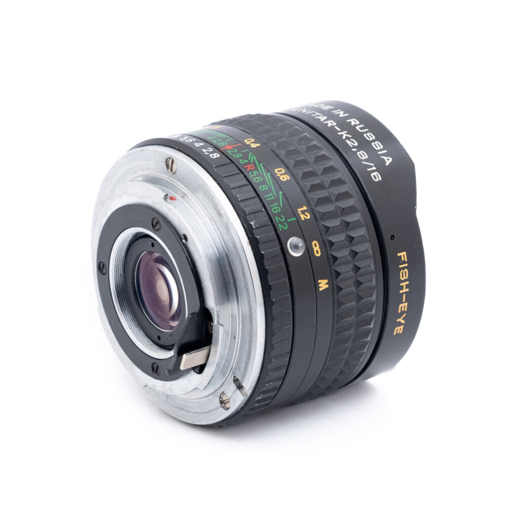Zenit 16mm f2.8 MC Zenitar-K Fish-Eye Pentax K - Käytetty