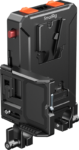 5881 Intelligent V-Mount Battery Adapter Plate with 15mm Dual Rod Clamp -V-Mount-akkuadapterilevy