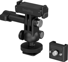 800q-01_138013 SmallRig 6396 QR Adapter with Cold Shoe Mount and Ball Head for DJI Osmo Action 6 / Nano - Quick Release Adapter