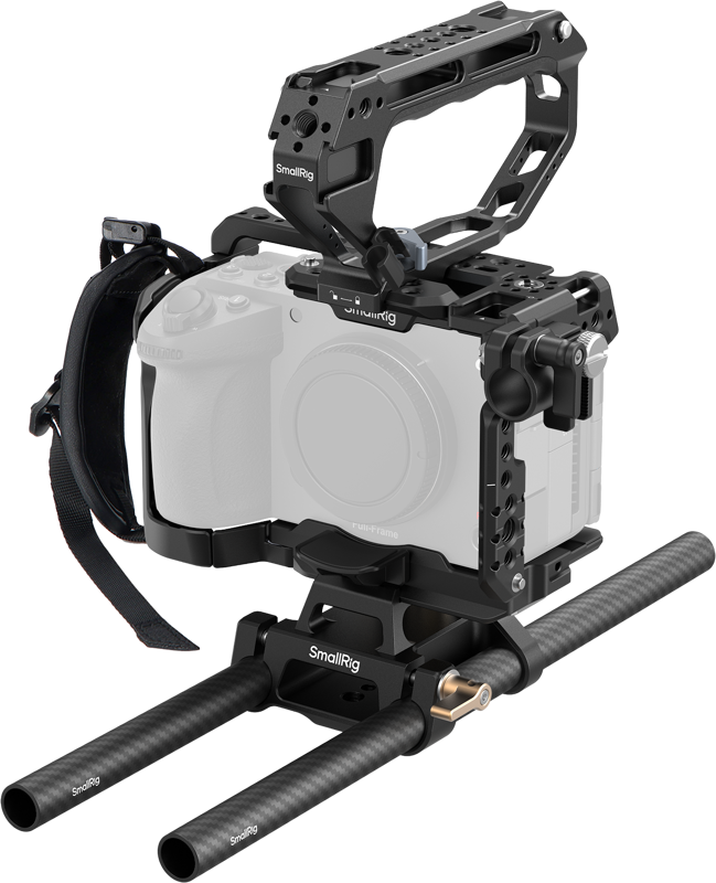 800q-01_138392 SmallRig 6924 HawkLock Advanced Cage Kit with Dual Rod System -kehikkosarja