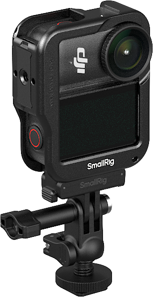 800q-02_138013 SmallRig 6396 QR Adapter Support with Cold Shoe Mount and Ball Head for DJI Osmo Action 6 / Nano -pikakiinnityssovitin
