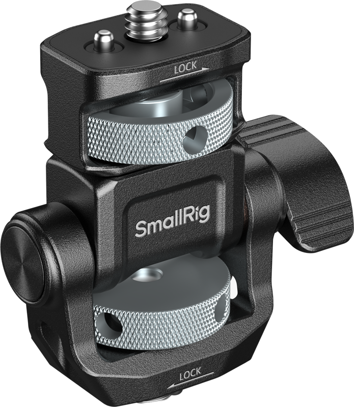 SmallRig 6314 Monitor Support for Horizontal & Vertical Shooting with ARRI 3/8"-16 Locating Screw -monitorituki