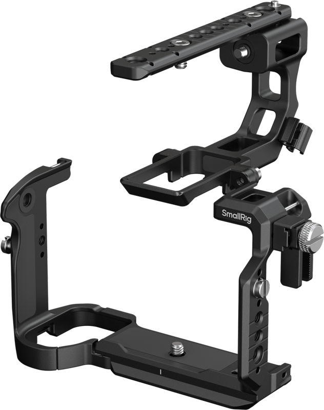 800q-02_138388 SmallRig 6777 HawkLock Cage Kit for Sony FX5 & XLR Handle -kamerahäkkisetti