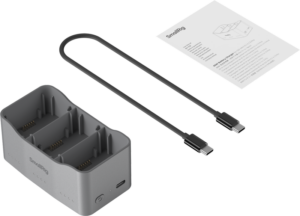 800q-03_138016 SmallRig 6501 65W Battery Charger for DJI Mini 5/4 /3 Pro -akkulaturi