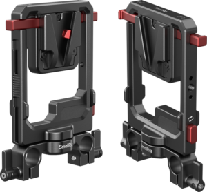 800q-04_138116 SmallRig 6273 Rotatable V-Mount Battery Plate with Dual V-Locks and 15mm Dual Rod Clamp -V-Mount-akkulevy