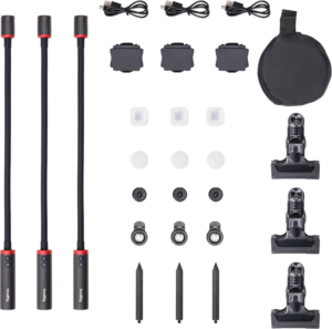 SmallRig 6520 RM 03 Macro Photography LED Video Light Kit 3-pack – LED lighting kit for macro photography