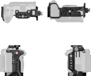 800q-04_138390 SmallRig 6779 HawkLock Handheld Cage Kit with V-Mount Plate for Sony FX5 -kamerakehikkosarja