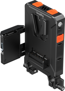 800q-05_138004 5881 Intelligent V-Mount Battery Adapter Plate with 15mm Dual Rod Clamp -V-Mount-akkuadapterilevy