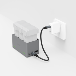 800q-05_138017 SmallRig 6502 100W Battery Charger for DJI Mini 5/4/3 Pro -akkulaturi