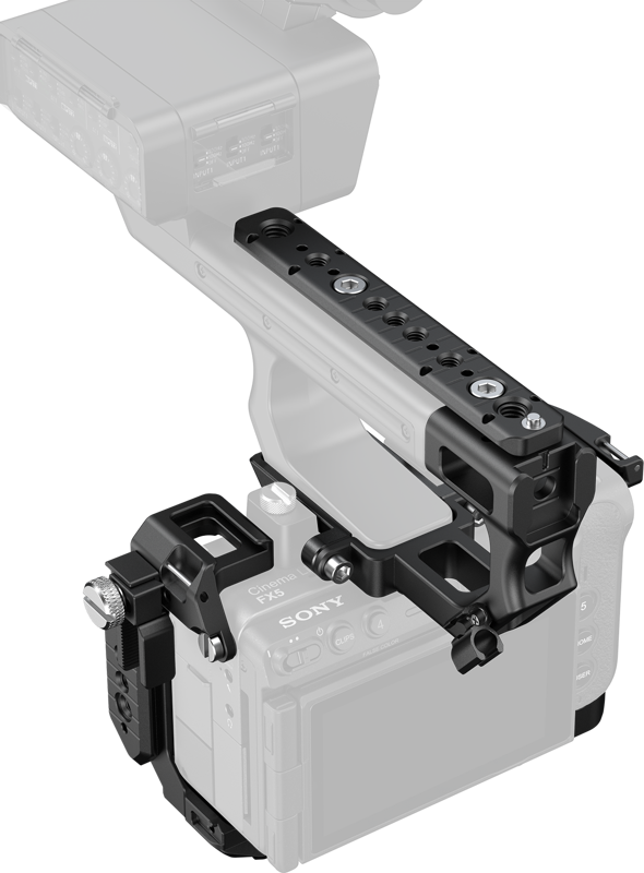 800q-05_138388 SmallRig 6777 HawkLock Cage Kit for Sony FX5 & XLR Handle -kamerahäkkisetti