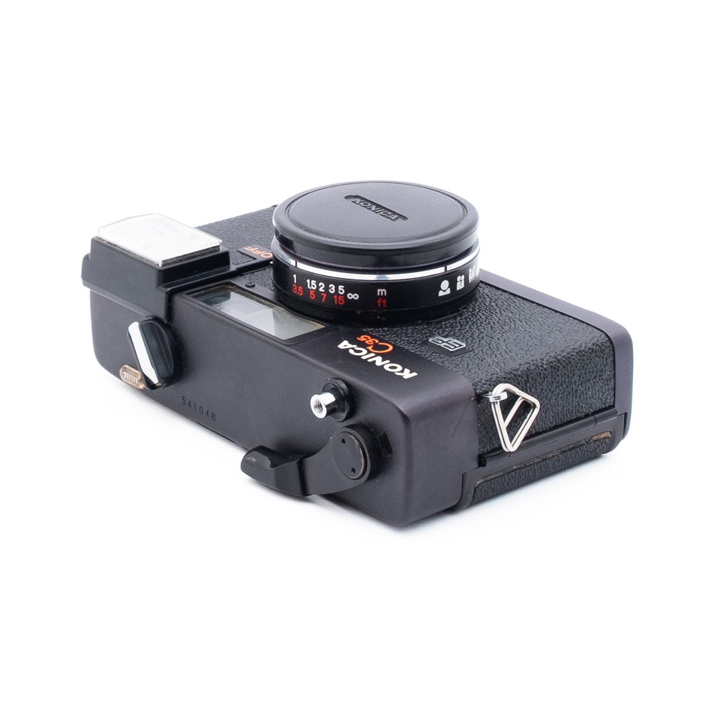 Konica C35 -filmikamera - Käytetty