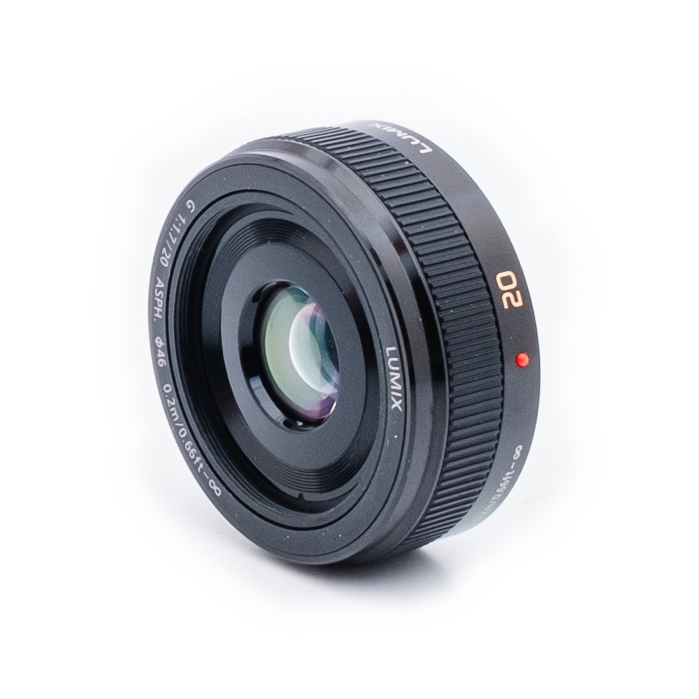 LUmix 20mm f17_2 Panasonic Lumix G 20mm f/1.7 - Käytetty