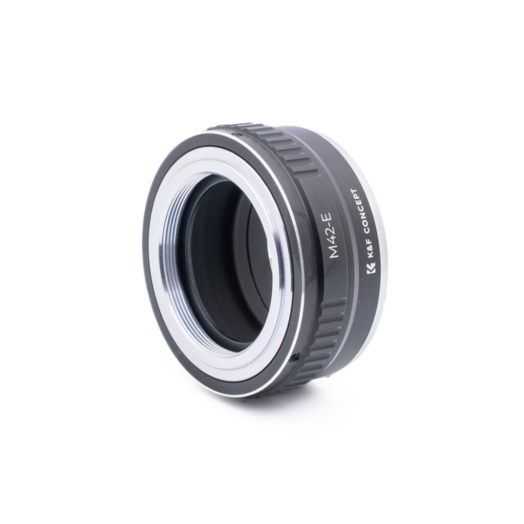 M42-E adapter_1 K&F Concept M42 to Sony E adapteri - Käytetty