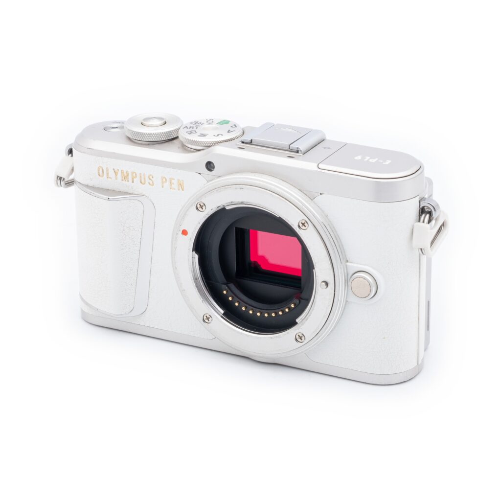 Olympus PEN E-PL9_1 Olympus PEN E-PL9 White / Silver – Second-hand system camera