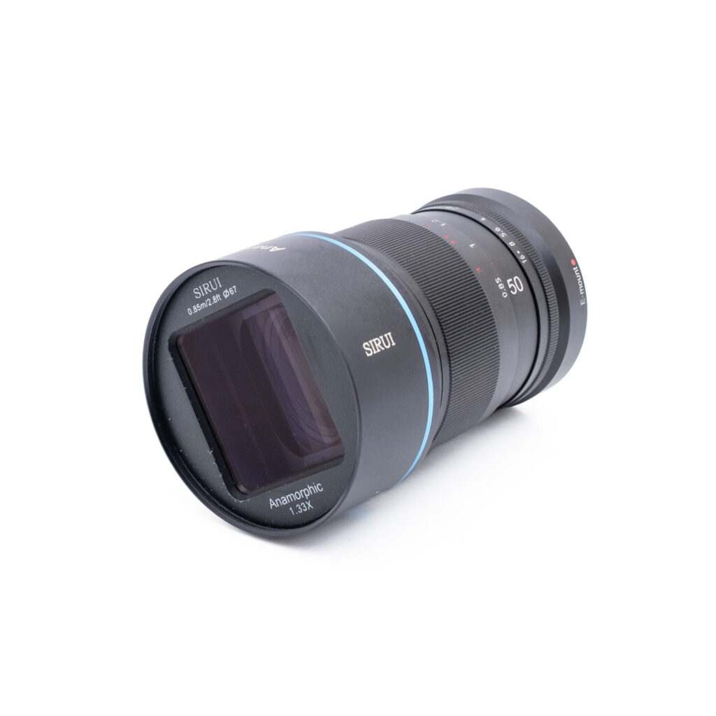 Sirui 50mm Sony 2 Sirui Anamorphic Lens 1.33x 50mm f/1.8 Sony E – Second-hand lens
