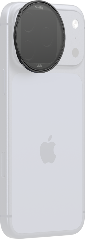 SmallRig 6877 Clip-On VND Filter for iPhone 18 Pro / 18 Pro Max – adjustable neutral density filter