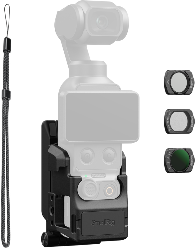 800q-01_139025 SmallRig 6872 Cage Kit for DJI Osmo Pocket 4 / 3 -suojakehikkosetti