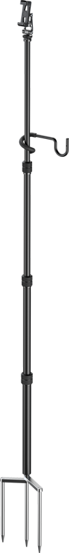 SmallRig 6528 Monopod with Triple Ground Spikes and Phone Support with Cold Shoe Mount -monopodi