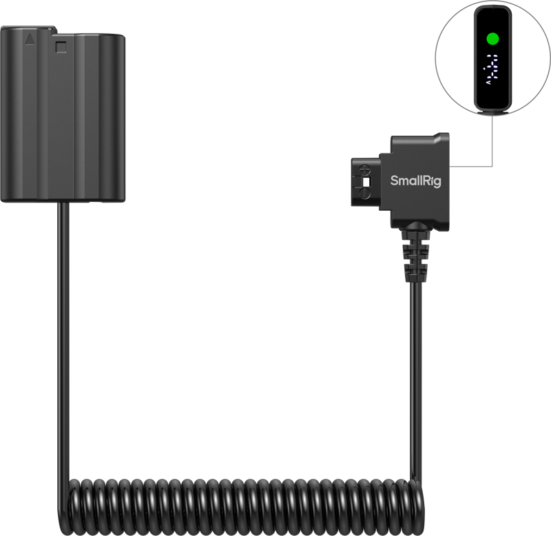 800q-01_139306 SmallRig 6537 Dummy Battery Power Cable for D-tap for the Nikon EN-EL15c battery
