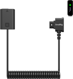 800q-01_139307 SmallRig 6538 Dummy Battery Power Cable for D-Tap for Sony NP-FW50 battery power cable