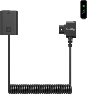 SmallRig 6538 Dummy Battery Power Cable for D-Tap for Sony NP-FW50 battery power cable