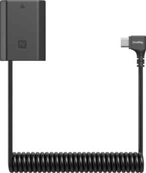 SmallRig 6539 Dummy Battery Power Cable for USB-C for Sony NP-FZ100 - dummy battery power cable