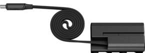 SmallRig 6416 Attachable Self-Coiling Dummy Battery Power Cable USB-C for NP-F550 -virtajohto