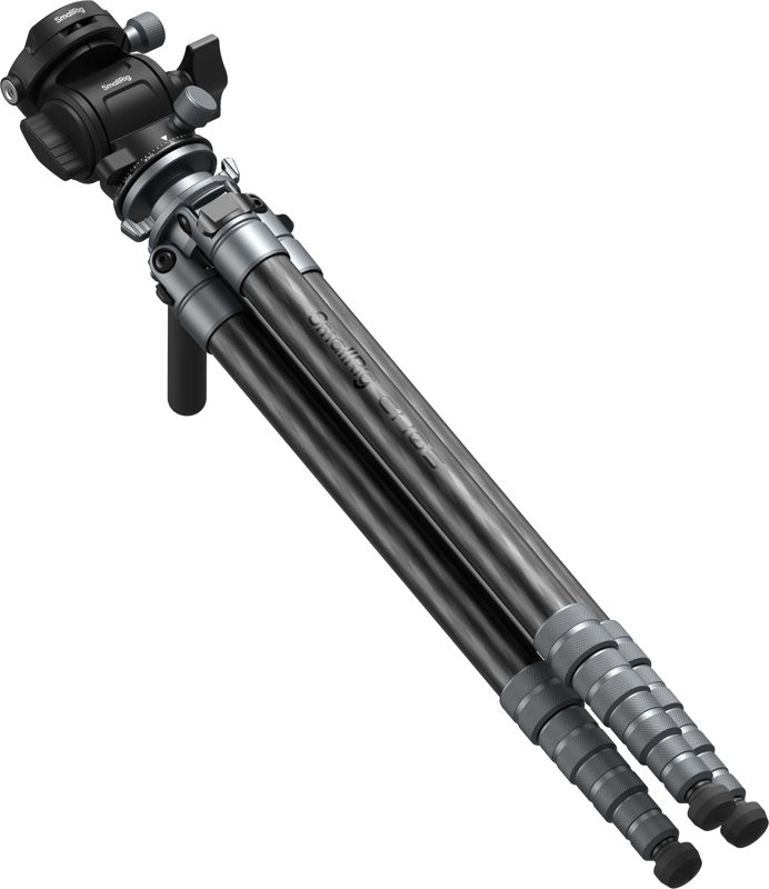 800q-02_137998 SmallRig 6599 Ultra-Light Travel Video Carbon Fiber Tripod -videokolmijalka