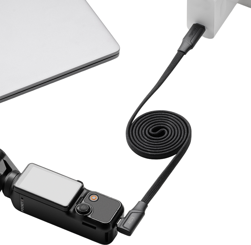 800q-02_139128 SmallRig 5611 USB-C Self-Coiling Charging Cable, 100 cm, 60W cable
